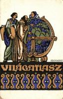 Világatlasz reklám / Hungarian publishing house advertisement s: Szekeres B. (EK)