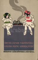Oh ha látnák nagypapáék: Gázzal főzni gyerekjáték!; Budapest Székesfőváros Gázművei / Hungarian gas work advertisement (EK)