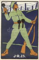 Military WWI, Kriegsfürsorge Infanterie Regiment Nr. 23 s: Alpár (EK)