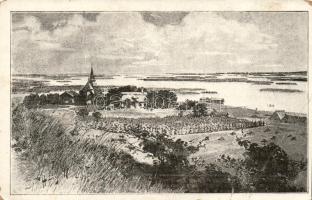 Fertő-tó, irredenta,  kiadja a Szózat, Magyarország Területi Épségének Védelmi Ligája napilapja / Hungarian irredenta (b)