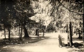 Parádfürdő, park, hölgyek, photo