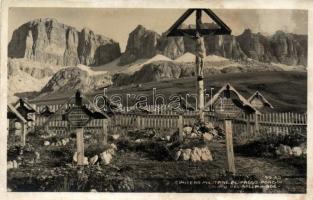 Pordoi Pass, military cemetery