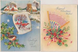 39 db MODERN motívumlap; virág, üdvözlő (karácsony, húsvét, névnap) / 39 modern motive cards; flower, greeting (Christmas, Easter, Name day)