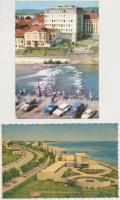 60 db MODERN használatlan külföldi városképes lap; román / 60 modern unused foreign town-view postca...