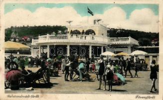 6 db RÉGI magyar városképes lap; Balatonalmádi, Kőszeg, Galyatető, Balaton, Borszék, Dömsöd / 6 old Hungarian town-view postcards