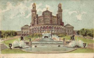 Paris, Le Trocadéro, hold to light litho