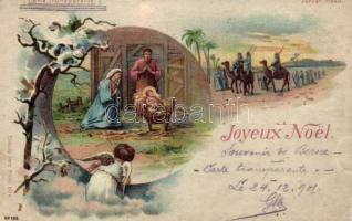 Christmas, hold to light litho s: E. Sturtevant (EK)