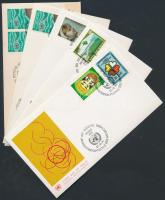 5 diff. FDCs 5 klf FDC