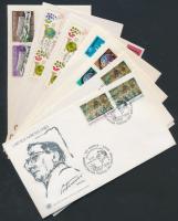 8 klf FDC, 8 diff. FDCs
