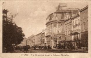 Fiume, Via Giuseppe Verdi, Palazzo Modello / street, palace (EK)