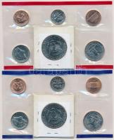 Amerikai Egyesült Államok 1993D 1c-1/2$ (6xklf) + 1993P 1c-1/2$ (6xklf) mindkettő bontott fólia tokb...