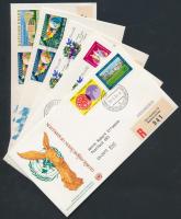 13 klf FDC, 13 diff. FDCs