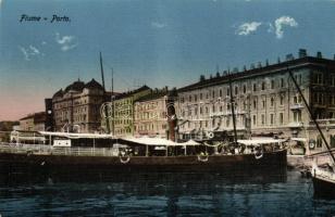 Fiume, Port, ship