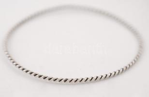 Ezüst karperec, jelzés nélkül, Ag., 4,5gr., d: 6,7cm/ Silver bracelet, without signaling, Ag, 4,5gr,...