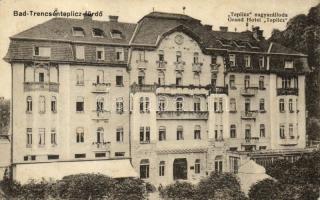 Trencsénteplic-fürdő, Teplicz nagyszálloda, Wertheim Zsigmond kiadása / hotel