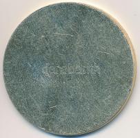 1960. "Sztálinváros 1950-1960" aranyozott Al emlékérem (40mm) T:2