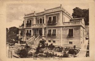 Pola, Hotel Central, Villa Maria (EK)