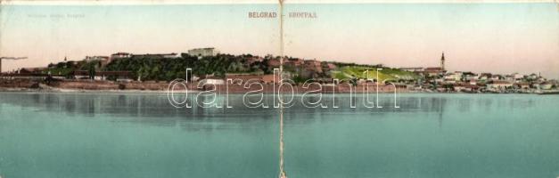 Belgrade, Beograd; panoramacard (b)