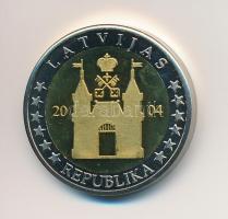 Litvánia 2004. 2EUR próbaveret T:BU
Lithuania 2004. 2 Euro trial strike C:BU