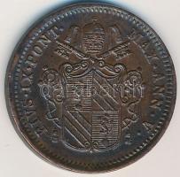 Olasz Államok / Pápai Államok 1851. Mezzo (1/2) Baiocco Cu "IX. Piusz" T:2
Italian States ...