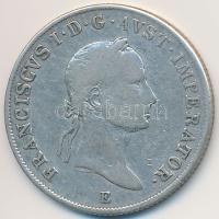 1835E 20Kr Ag "I. Ferenc" T:2-,3