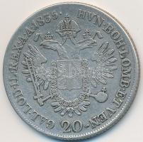 1835E 20Kr Ag "I. Ferenc" T:2-,3