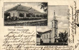 Fegyvernek, Községháza és templom; Grajfel Mátyás kiadása