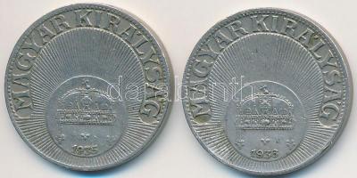 1935-1936. 10f Cu-Ni (2x) T:2