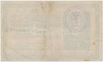 1918. 25K "3002" 3mm hullámos hátlappal, "Bács-Bodrog Vármegye Bácsföldvár Község&quo...