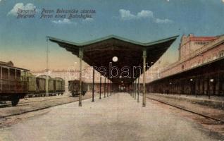 Belgrade, Beograd; Bahnhof / railway station, platform (EK)