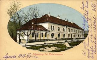 Segesvár, Schässburg; Lány iskola / Ev. Mädchenseminar, Verlag Fritz Teutsch / girl school