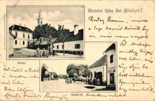 Rábaszentmihály, Fő tér, Gráczi út, Kiskós János üzlete (b)