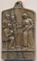Osztrák-Magyar Monarchia 1914. "MILITANTIBVS NECESSITATIBVS" Br háborús propaganda medál (33x19mm) T:2- Austro-Hungarian Monarchy 1914. "MILITANTIBVS NECESSITATIBVS" Br propaganda medal (33x19mm) C:VF