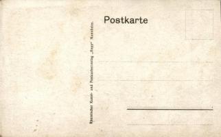 Graf Zeppelin, optical illusion postcard Graf Zeppelin, optikai csalódás