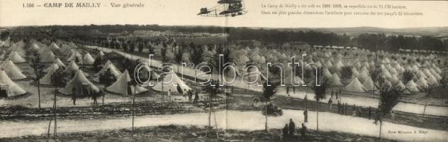 Mailly-le-Camp, Vue panoramique / military camp, panoramacard