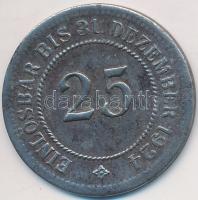 Németország / Weimari Köztársaság / Anhalt 1924. 25pf Fe szükségpénz T:2- Germany / Weimar Republic / Anhalt 1924. 25 Pfennig Fe necessity money C:VF