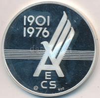 Svájc 1976. "AECS (Aero-Club) 1901-1976" jelzett Ag emlékérem (15g/0.900/32mm) T:PP ujjlenyomat,karc Switzerland 1976. "AECS (Aero-Club) 1901-1976" marked Ag commemorative medal (15g/0.900/32mm) C:PP fingerprint,scratched