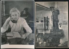 cca 1950-1960 Tiszavölgyi József riportfotói kfl helyszíneken, eseményeken, portrék, életképek a szo...