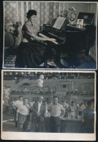 cca 1950-1960 Tiszavölgyi József riportfotói kfl helyszíneken, eseményeken, portrék, életképek a szo...