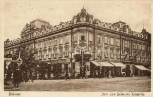 Bucharest, Hotel zum Deutschen Kronprinz, Beraria Varful cu Dor / hotel, shop of Luther, beer hall