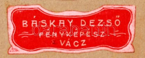 cca 1910 Váci urak, gazdálkodók, iparosok, polgárok csoportképe, Ráskay Dezső felvétele, 14x23 cm, k...