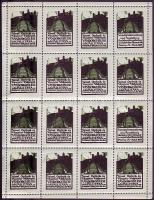 1914 Méhészeti vándorgyűlés 916-os levélzáró ív