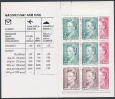 Forgalmi bélyegfüzet, Definitive stamp-booklet