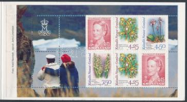 Királynő és orchidea bélyegfüzet, Queen and Orchids stamp-booklet