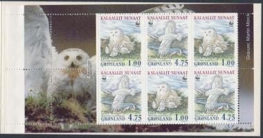 WWF Snow Owl stamp-booklet, WWF: Hóbagoly bélyegfüzet