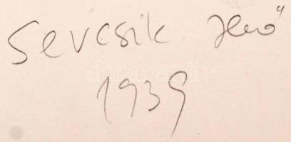 cca 1939 Sevcsik Jenő (1899-1996) felvétele a Balaton északi oldalán, jelzés nélküli fotó a szerző h...