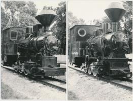 4 db MODERN mozdony témájú fekete-fehér motívum lap, kiváló minőségű /4 modern black and white motiv...