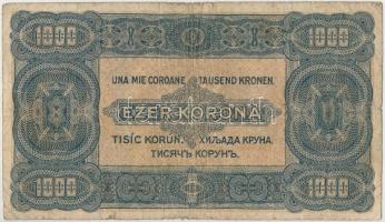 1923. 1000K "Magyar Pénzjegynyomda Rt. Budapest" T:III,III-