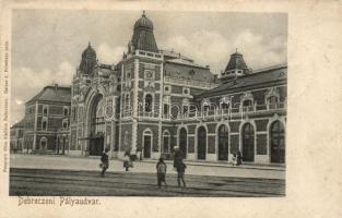 Debrecen, pályaudvar, vasútállomás (ázott / wet damage)
