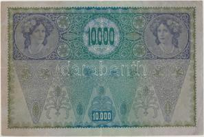 1918. 10.000K "Deutschösterreich" felülbélyegzéssel, hátlap rajz T:III
Adamo SK40/2